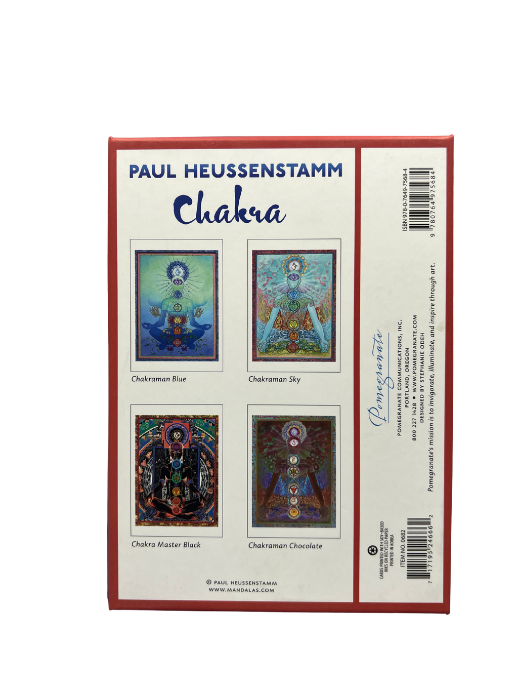Chakra Notecards by Paul Heussenstamn