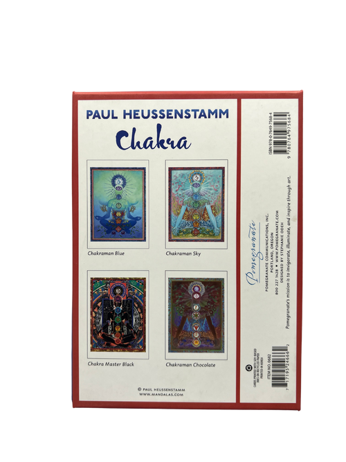 Chakra Notecards by Paul Heussenstamn