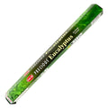 Box of HEM Precious Eucalyptus incense sticks on a white background